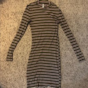 American Apparel Ribbed Striped Dress